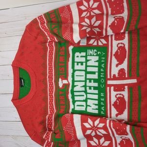 The Office Dunder Mifflin Paper Company Xmas Sweater Large